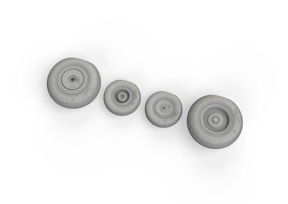 Eduard Brassin ED648865 1:48 Mil Mi-17 wheels