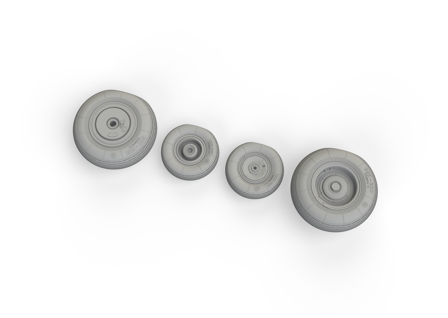 Eduard Brassin ED648865 1:48 Mil Mi-17 wheels