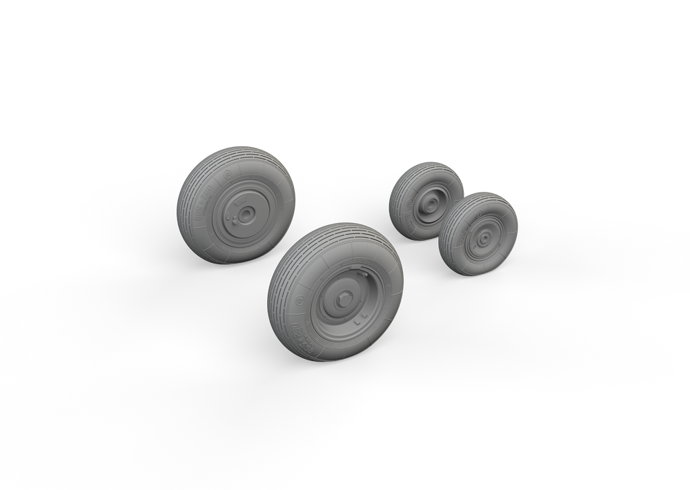Eduard Brassin ED648865 1:48 Mil Mi-17 wheels