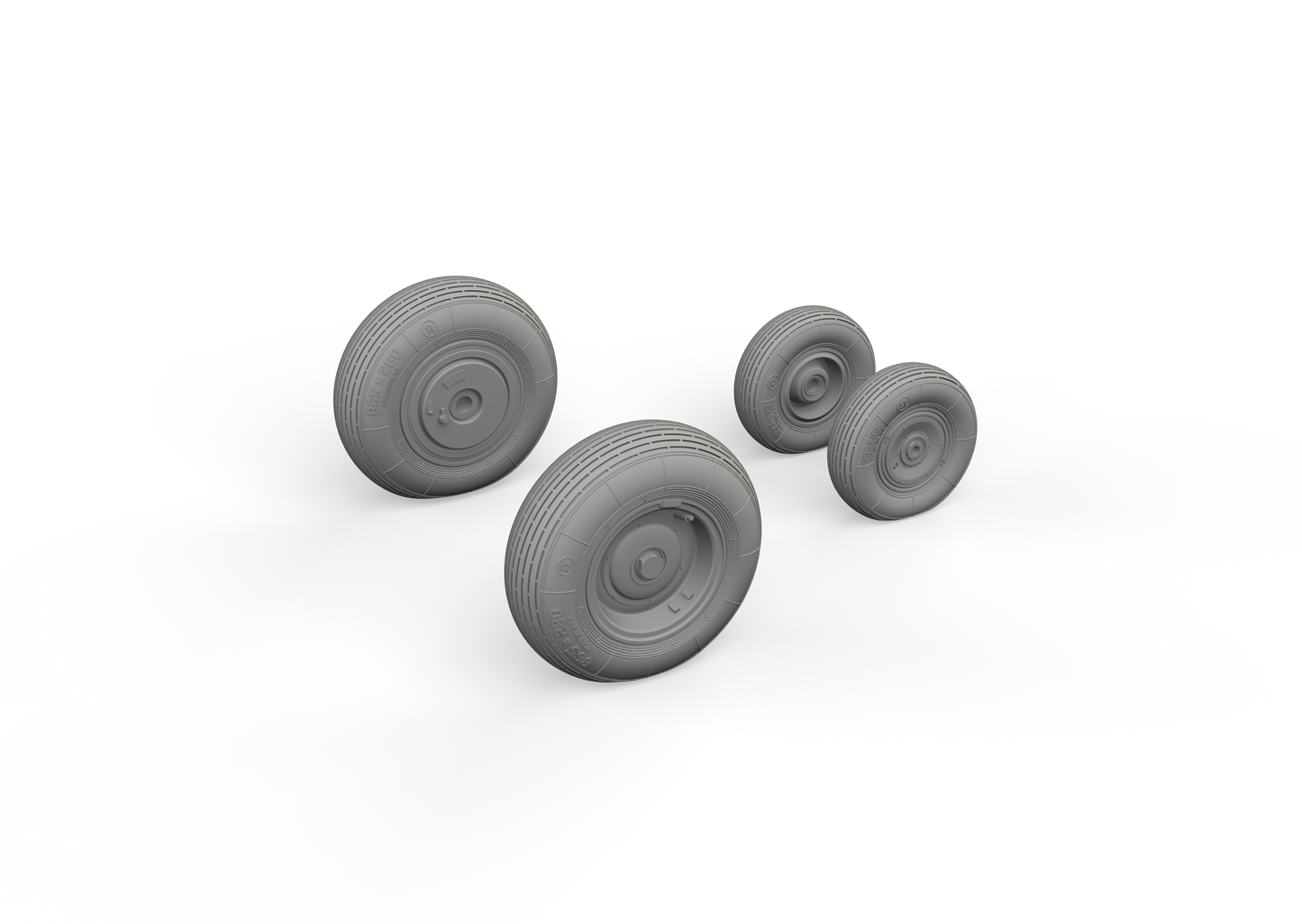 Eduard Brassin ED648865 1:48 Mil Mi-17 wheels