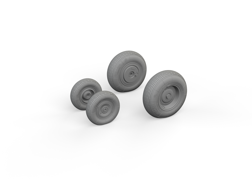 Eduard Brassin ED648865 1:48 Mil Mi-17 wheels
