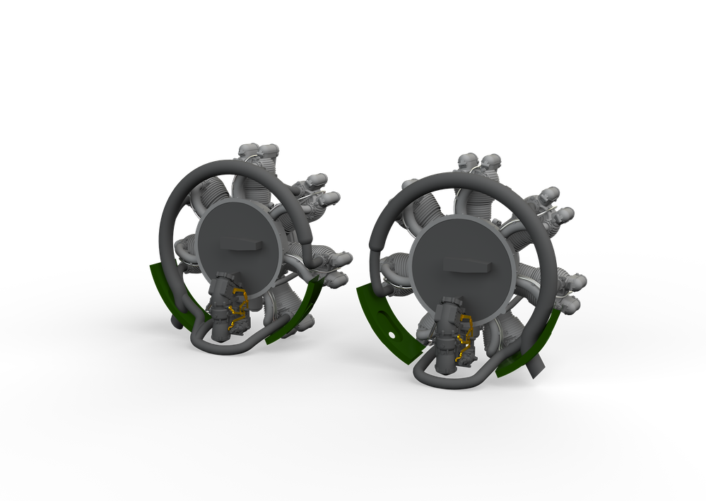 Eduard Brassin ED648866 1:48 Avro Anson Mk.I engines
