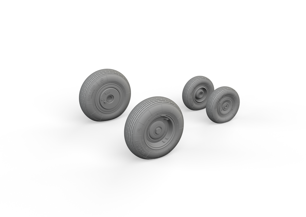 Eduard Brassin ED648868 1:48 Mil Mi-8MT wheels