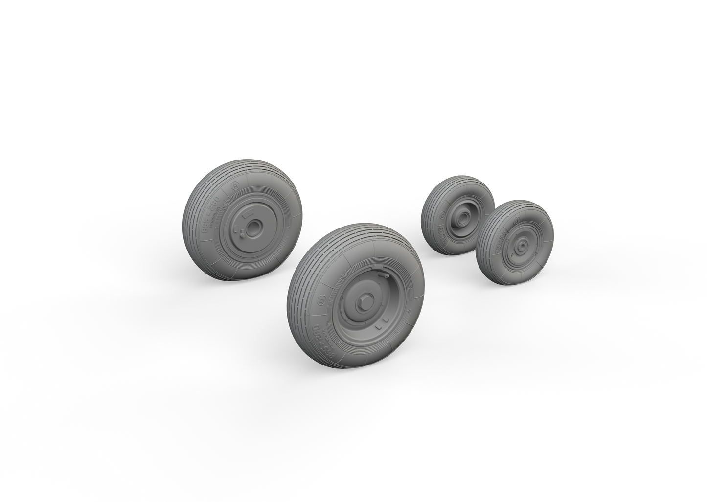 Eduard Brassin ED648868 1:48 Mil Mi-8MT wheels