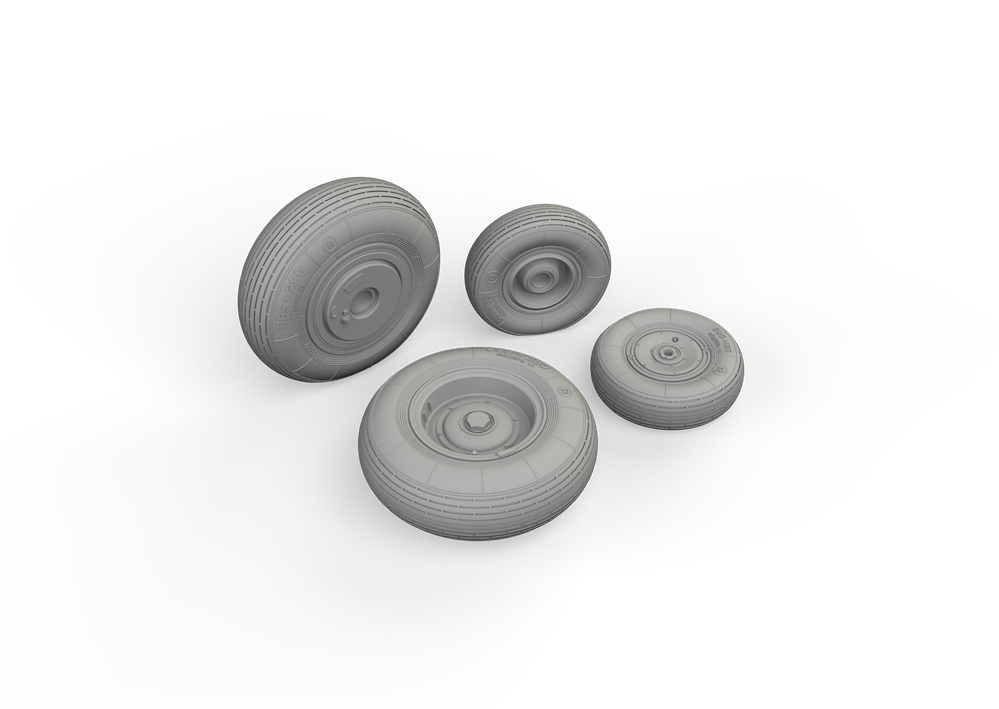 Eduard Brassin ED648868 1:48 Mil Mi-8MT wheels