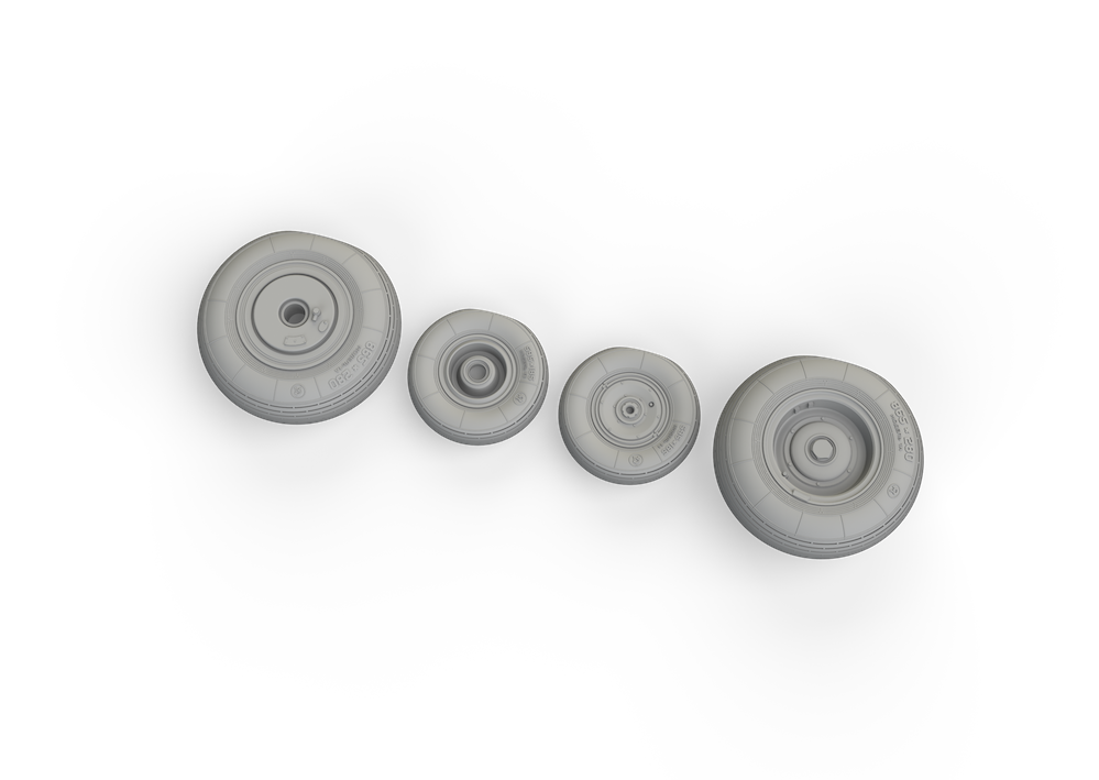 Eduard Brassin ED648868 1:48 Mil Mi-8MT wheels
