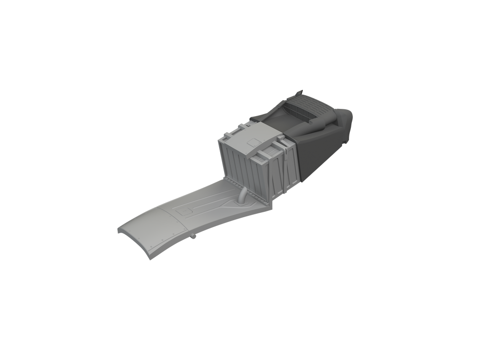 Eduard Brassin ED648872 1:48 North-American P-51D Mustang radiator