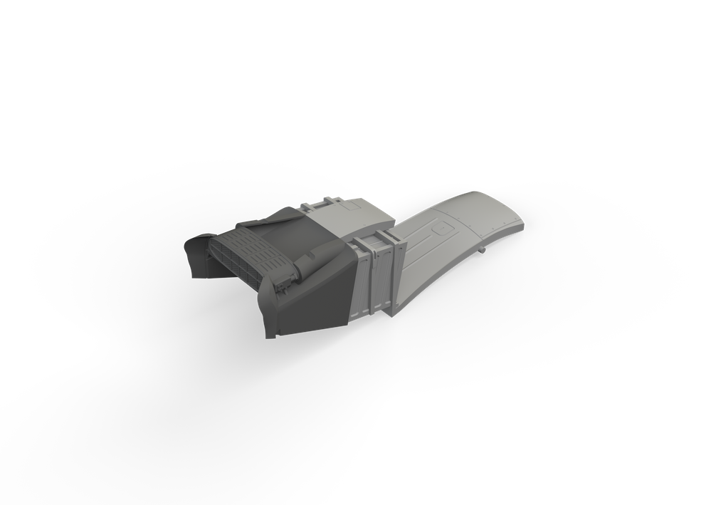 Eduard Brassin ED648872 1:48 North-American P-51D Mustang radiator