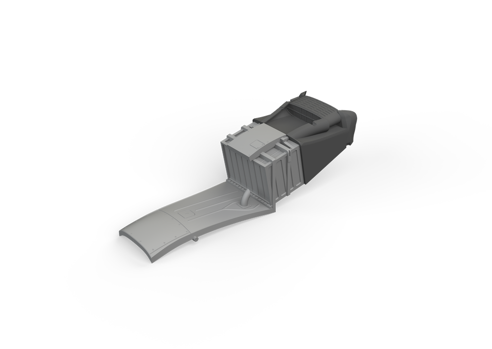 Eduard Brassin ED648872 1:48 North-American P-51D Mustang radiator