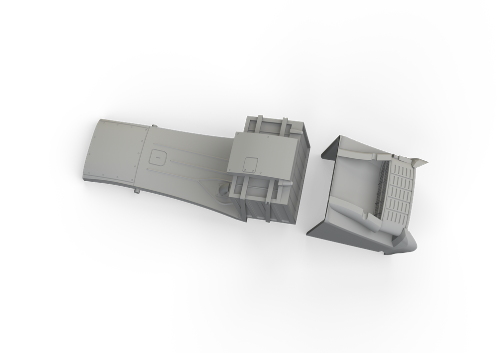 Eduard Brassin ED648872 1:48 North-American P-51D Mustang radiator