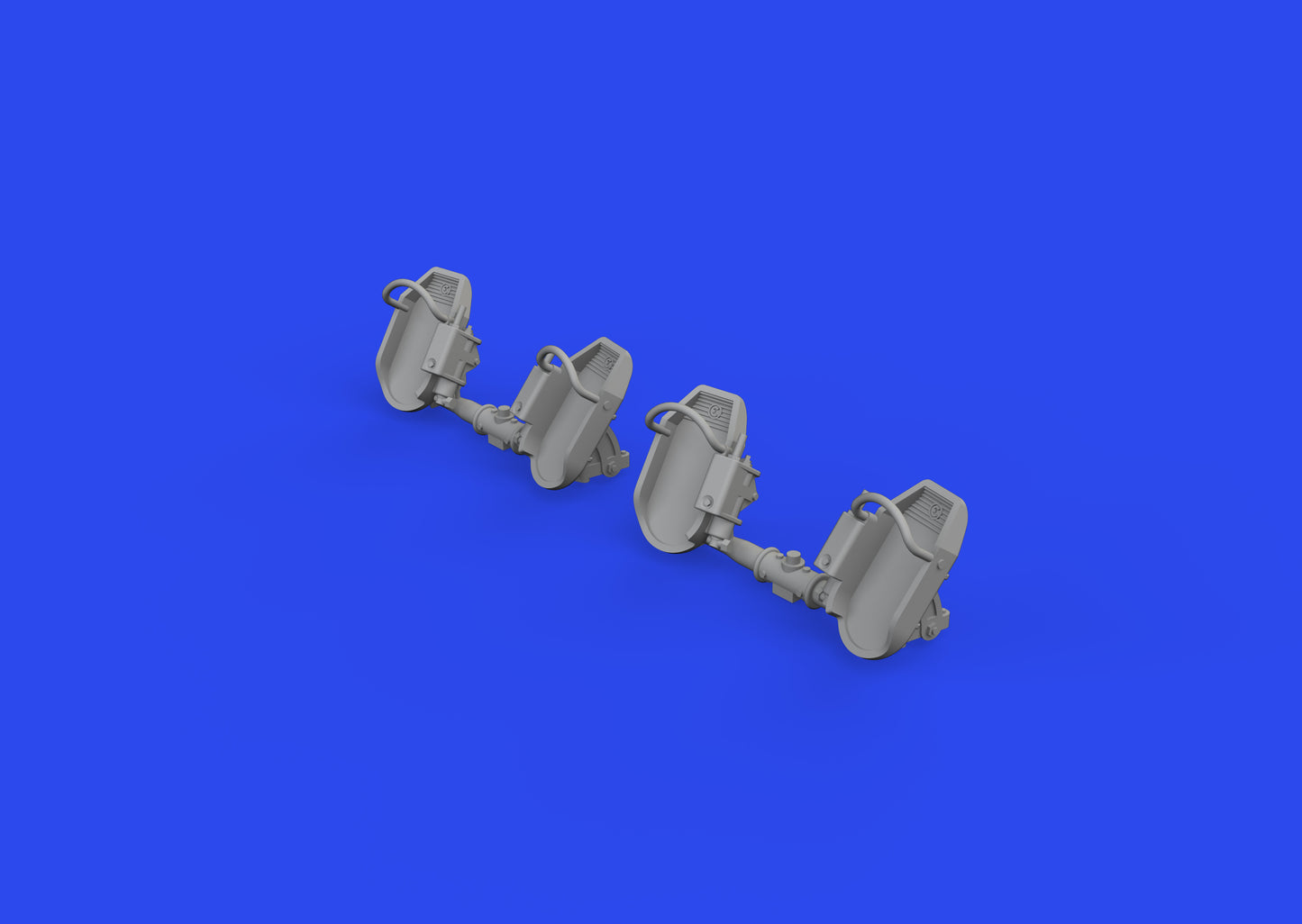 Eduard Brassin ED648873 Messerschmitt Bf-109E rudder pedals early 1:48
