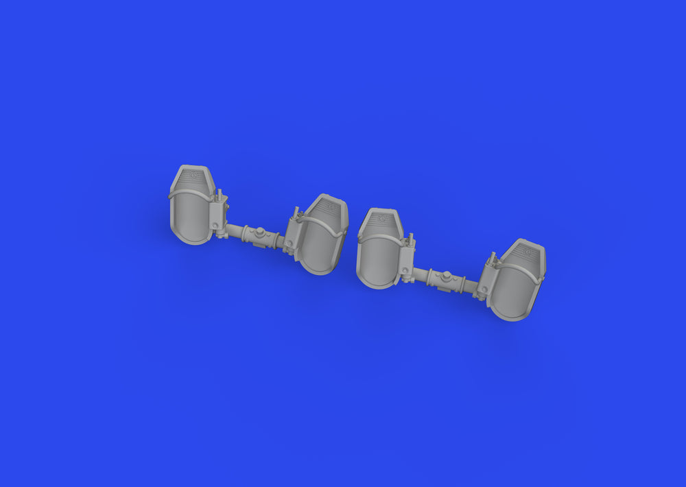 Eduard Brassin ED648873 Messerschmitt Bf-109E rudder pedals early 1:48
