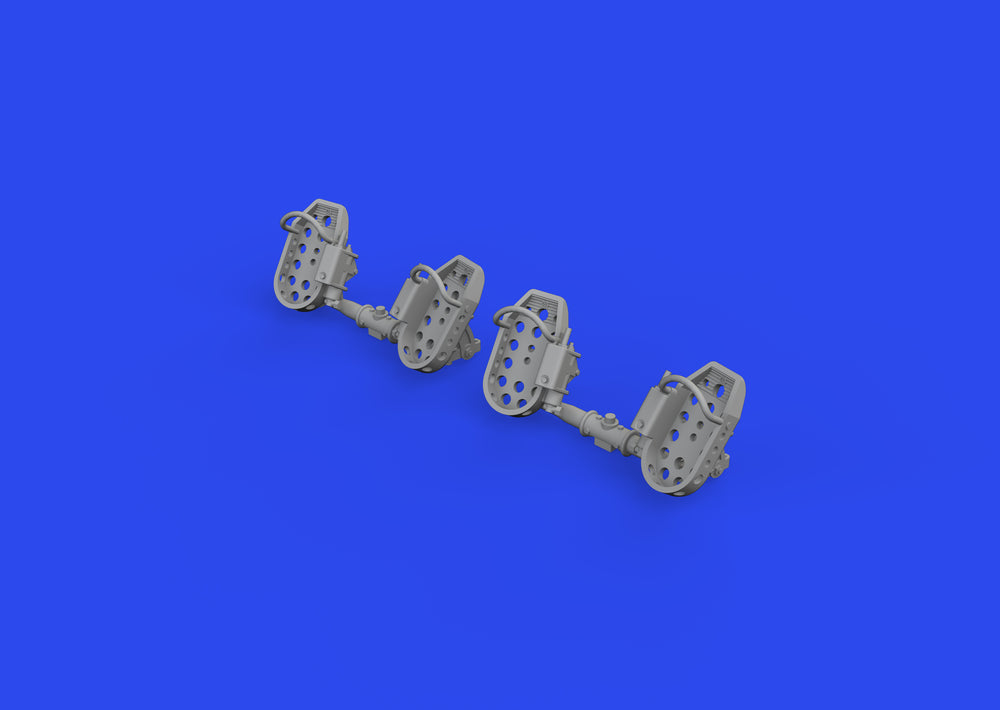 Eduard Brassin ED648874 Messerschmitt Bf-109E rudder pedals late 1:48