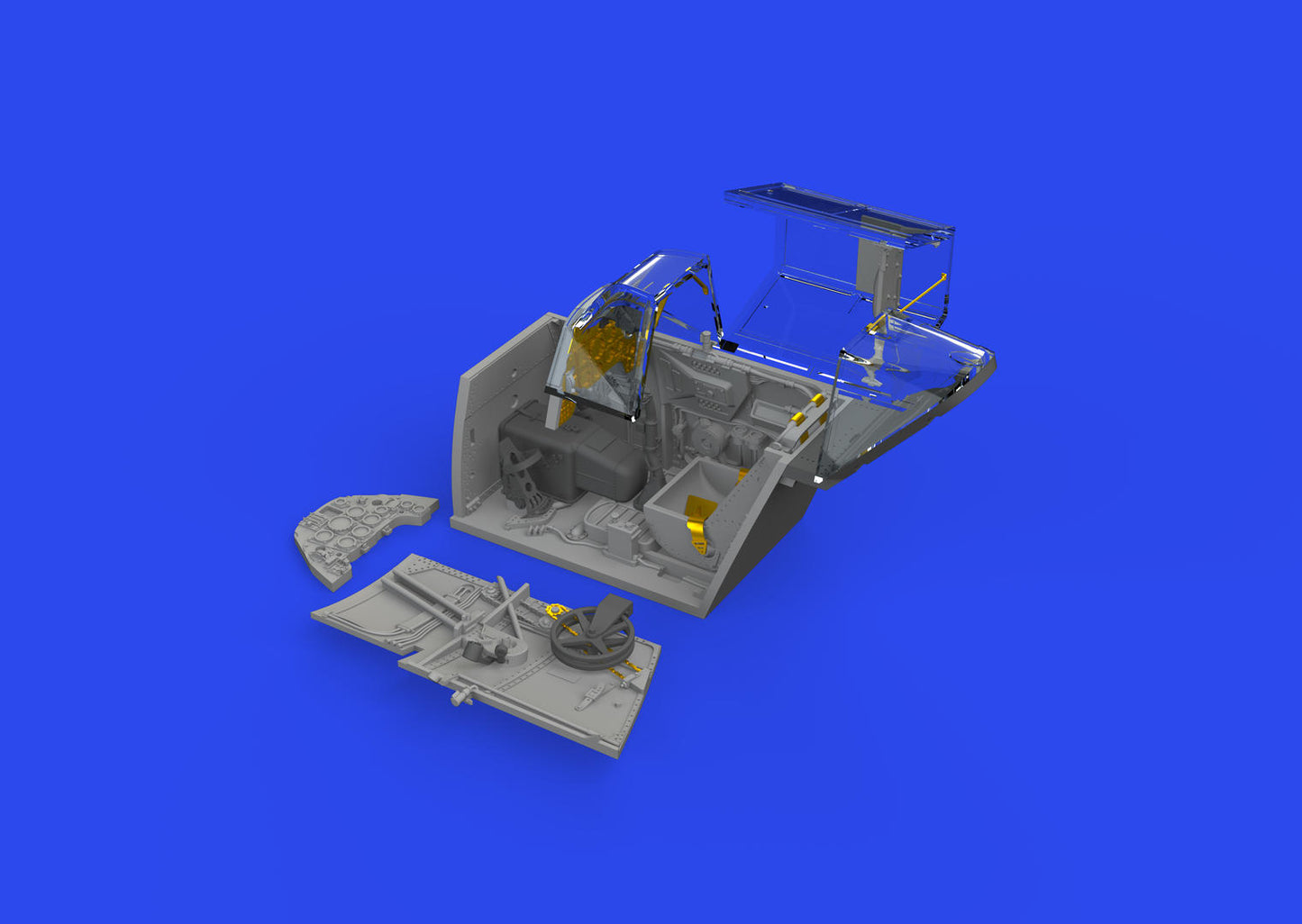 Eduard Brassin ED648875 1:48 Messerschmitt Bf-109F cockpit with early seat