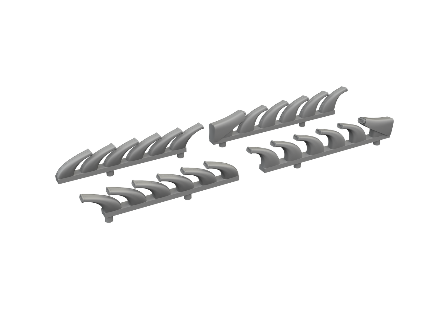 Eduard Brassin ED648878 1:48 Dornier Do-335A exhaust stacks