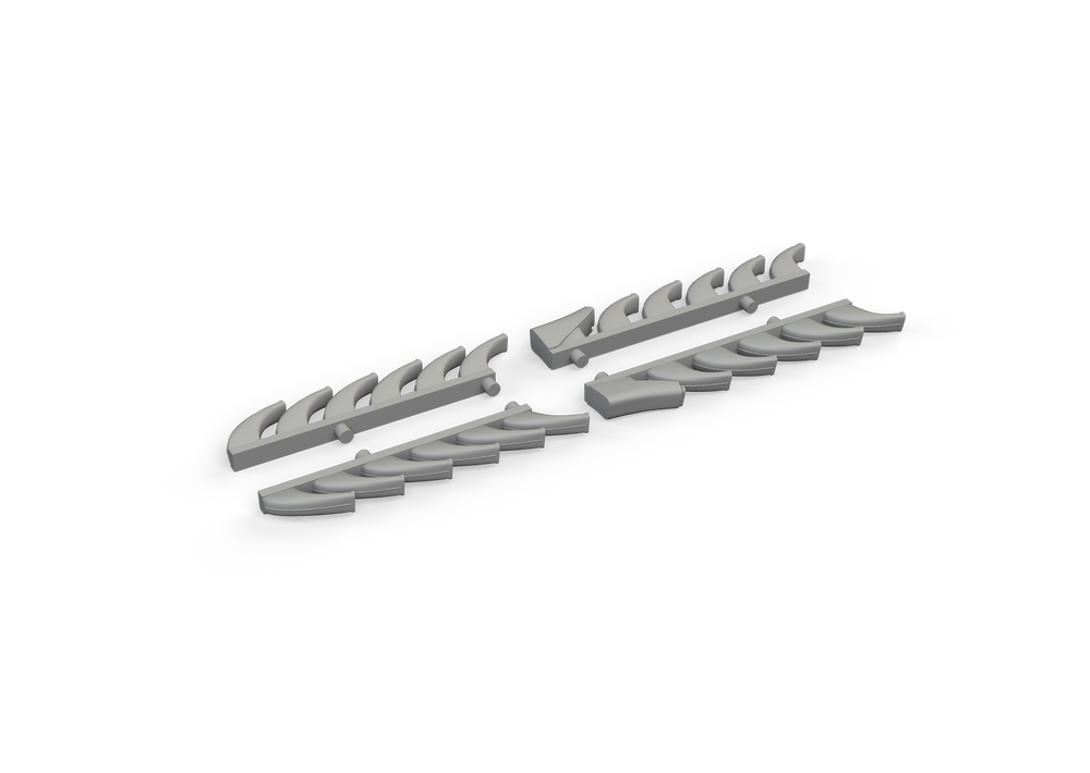 Eduard Brassin ED648878 1:48 Dornier Do-335A exhaust stacks