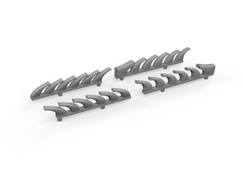 Eduard Brassin ED648878 1:48 Dornier Do-335A exhaust stacks