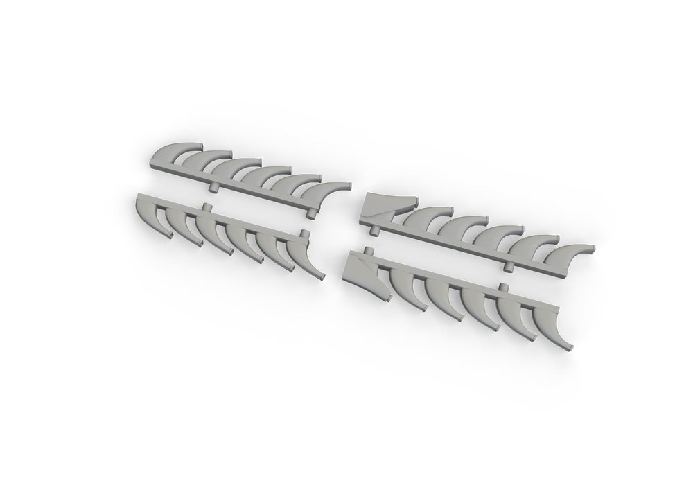 Eduard Brassin ED648878 1:48 Dornier Do-335A exhaust stacks