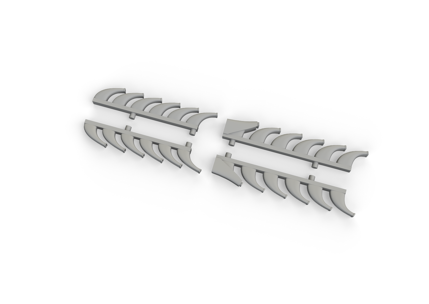 Eduard Brassin ED648878 1:48 Dornier Do-335A exhaust stacks