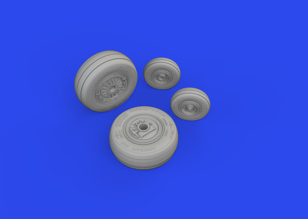 Eduard Brassin ED648882 1:48 McDonnell F-4E Phantom wheels