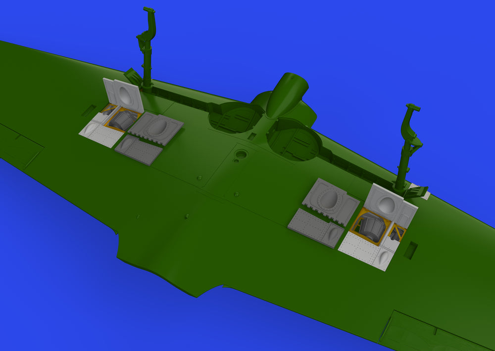 Eduard Brassin ED648883 1:48 Mitsubishi A6M3 Zero gun bays short barrel