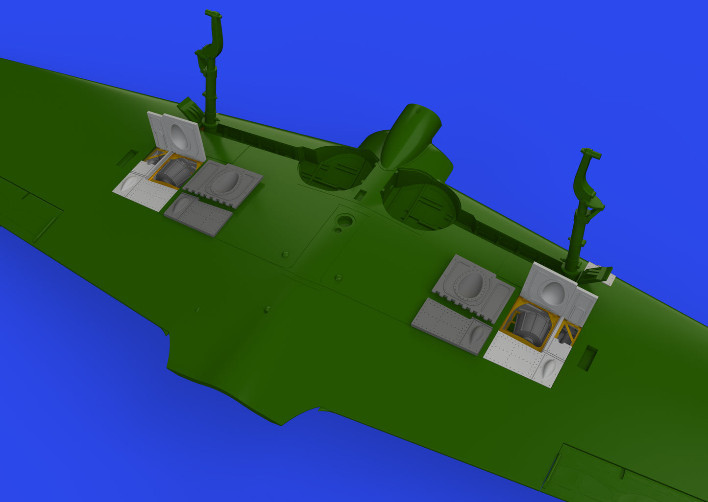 Eduard Brassin ED648883 1:48 Mitsubishi A6M3 Zero gun bays short barrel