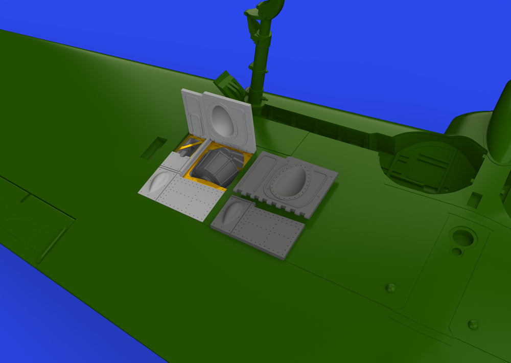 Eduard Brassin ED648883 1:48 Mitsubishi A6M3 Zero gun bays short barrel