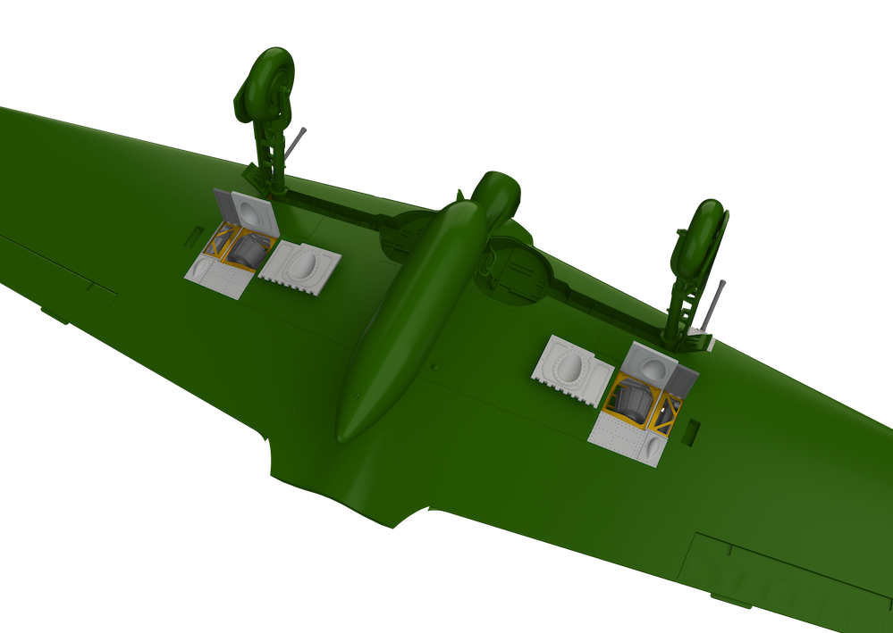Eduard Brassin ED648884 1:48 Mitsubishi A6M3 Zero gun bays long barrel