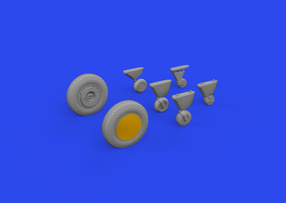 Eduard Brassin ED648887 1:48 General-Motors FM-2 Wildcat wheels