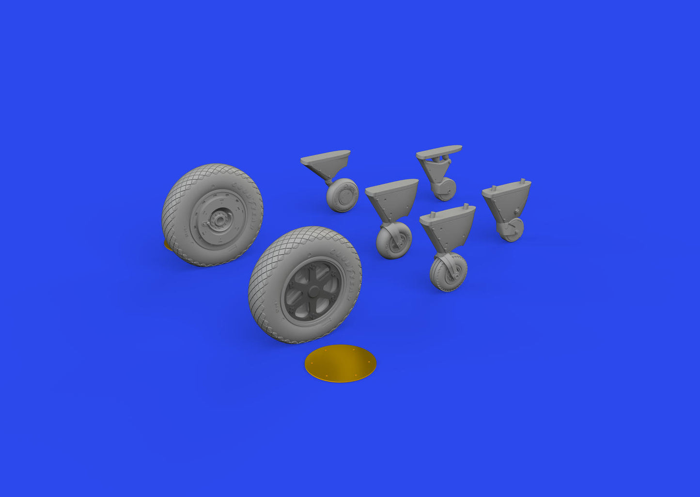 Eduard Brassin ED648887 1:48 General-Motors FM-2 Wildcat wheels