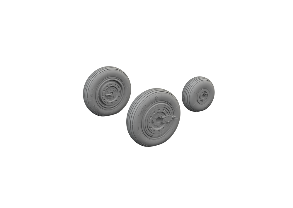 Eduard Brassin ED648899 1:48 Mikoyan MiG-17 wheels