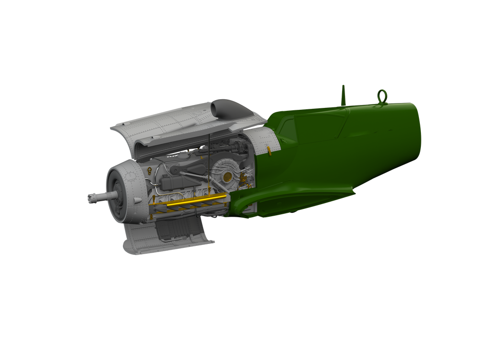 Eduard Brassin ED648902 1:48 Messerschmitt Bf-109K-4 engine