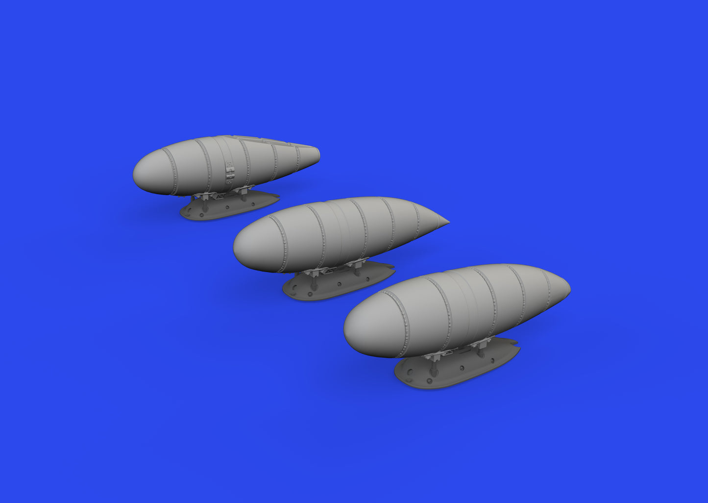 Eduard Brassin ED648906 1:48 Messerschmitt Bf-109K-4 external fuel tanks x3 type