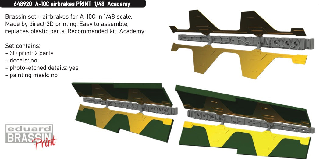 Eduard Brassin ED648920 1:48 Fairchild A-10C Thunderbolt II airbrakes