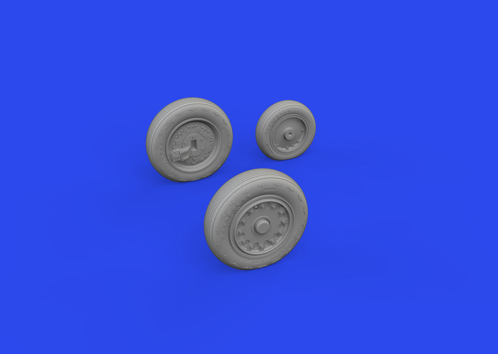 Eduard Brassin ED648934 Saab J-35 Draken wheels Type 1 1:48