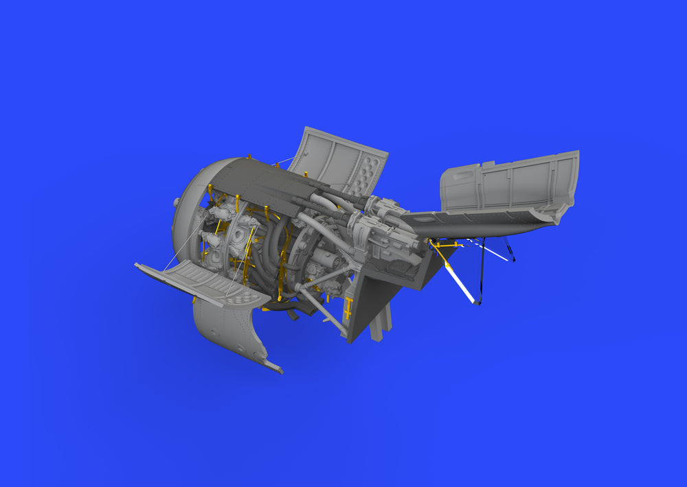 Eduard Brassin ED648941 1:48 Focke-Wulf Fw-190A-7 engine & fuselage guns
