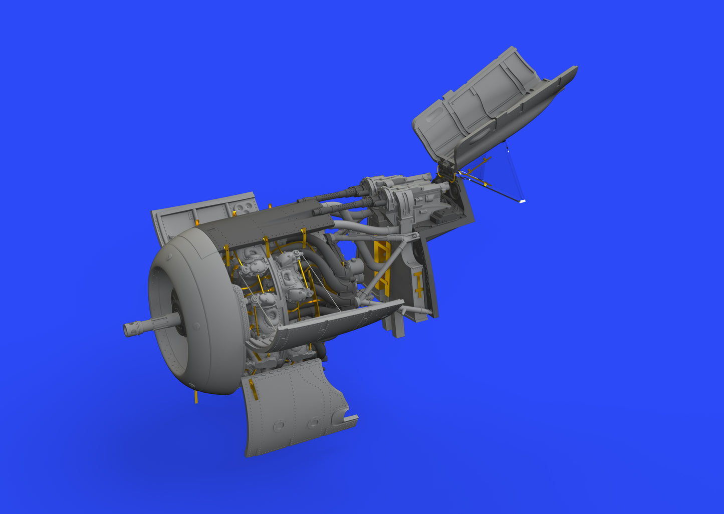Eduard Brassin ED648941 1:48 Focke-Wulf Fw-190A-7 engine & fuselage guns