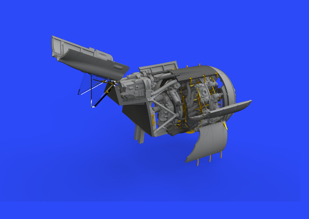 Eduard Brassin ED648941 1:48 Focke-Wulf Fw-190A-7 engine & fuselage guns