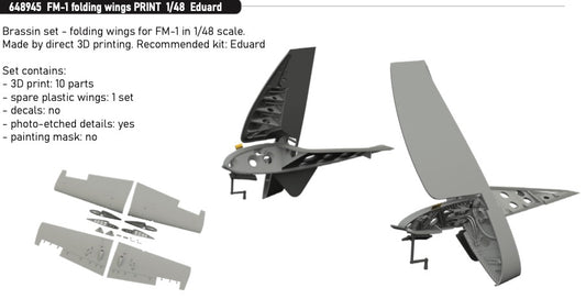 Eduard Brassin ED648945 1:48 General-Motors FM-1 Wildcat folding wings