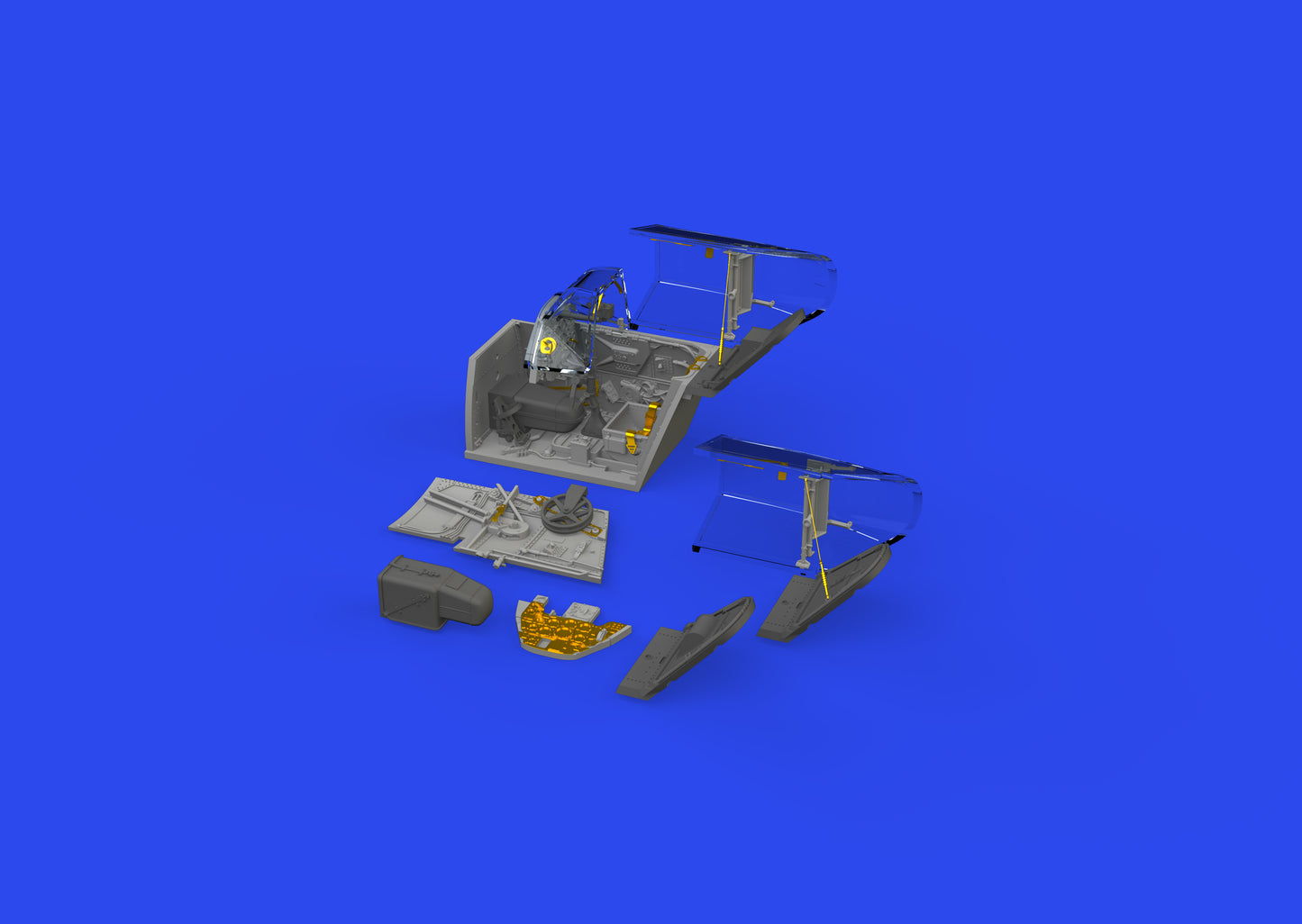Eduard Brassin ED648953 1:48 Messerschmitt Bf-109G-6/AS cockpit