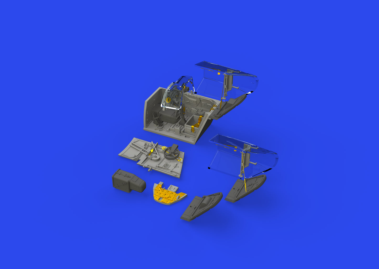 Eduard Brassin ED648953 1:48 Messerschmitt Bf-109G-6/AS cockpit