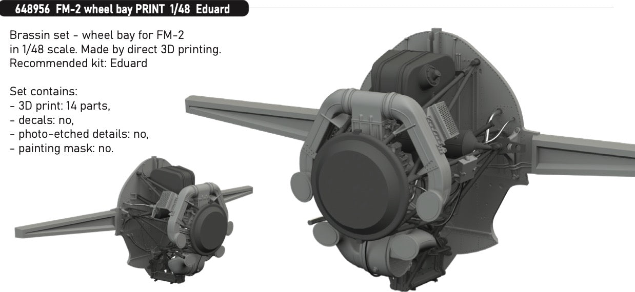 Eduard Brassin ED648956 1:48 General-Motors FM-2 wheel bay