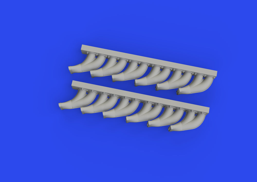 Eduard Brassin ED648958 1:48 Bell P-39 Airacobra exhaust stacks fishtail
