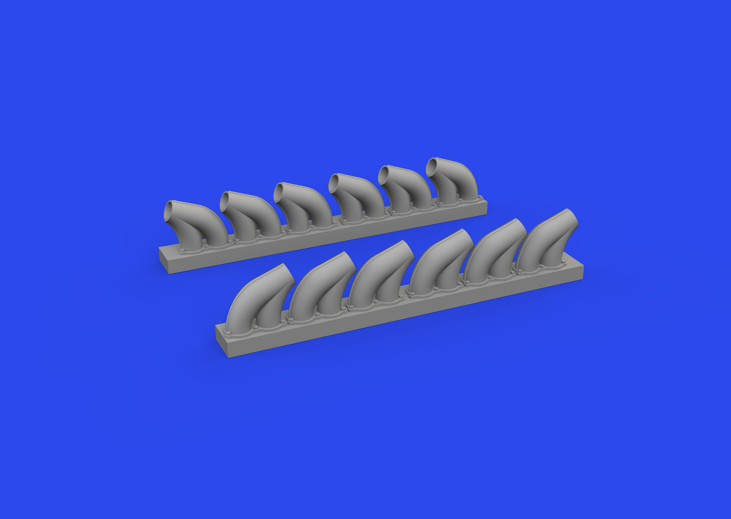 Eduard Brassin ED648959 1:48 Bell P-39 exhaust stacks rounded