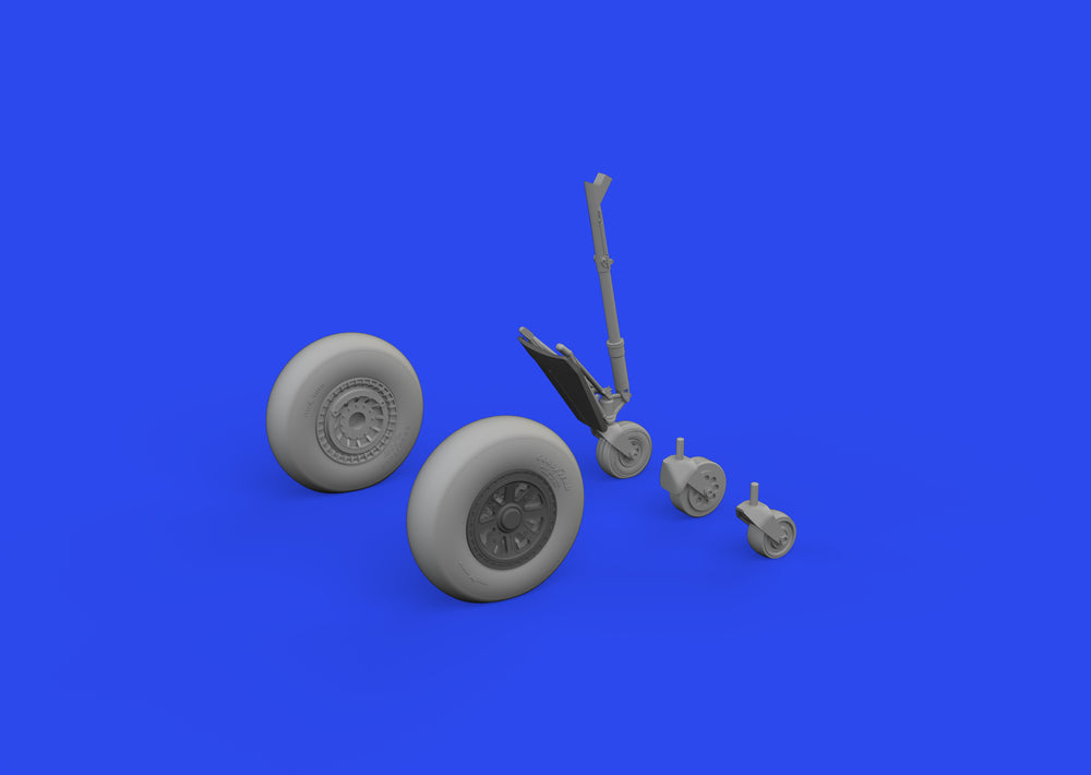 Eduard Brassin ED648964 TBF-1C/TBM-3 Avenger Smooth Tyre Wheels 1:48