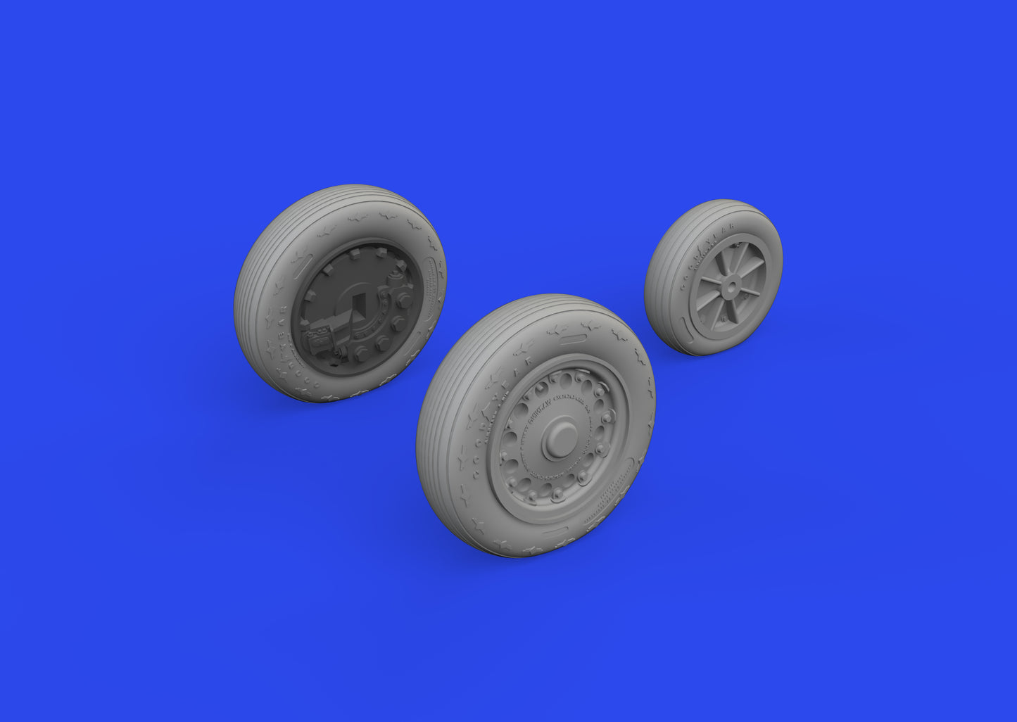 Eduard Brassin ED648968 Saab J-35 Draken wheels Type 2 1:48