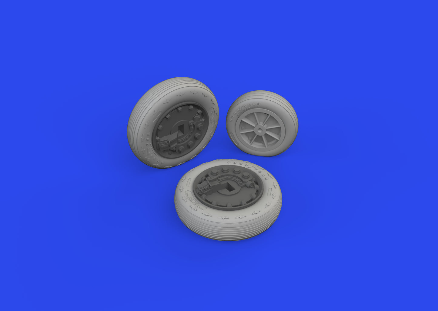 Eduard Brassin ED648968 Saab J-35 Draken wheels Type 2 1:48