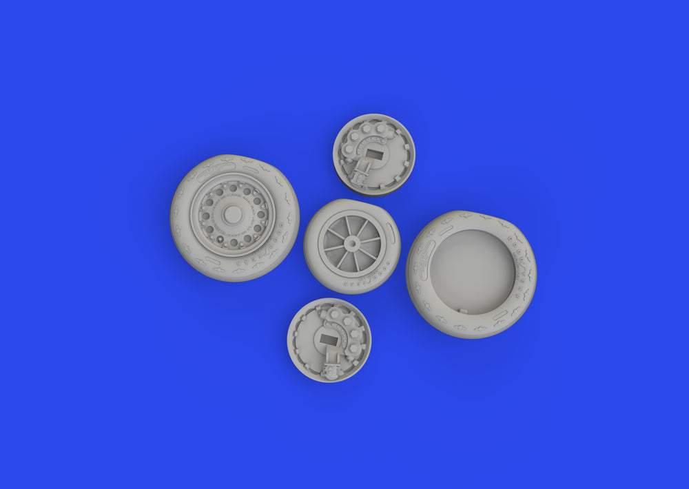 Eduard Brassin ED648968 Saab J-35 Draken wheels Type 2 1:48
