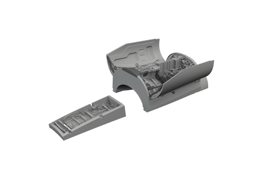 Eduard Brassin ED648974 1:48 Lockheed-Martin F-16C wheel bays early