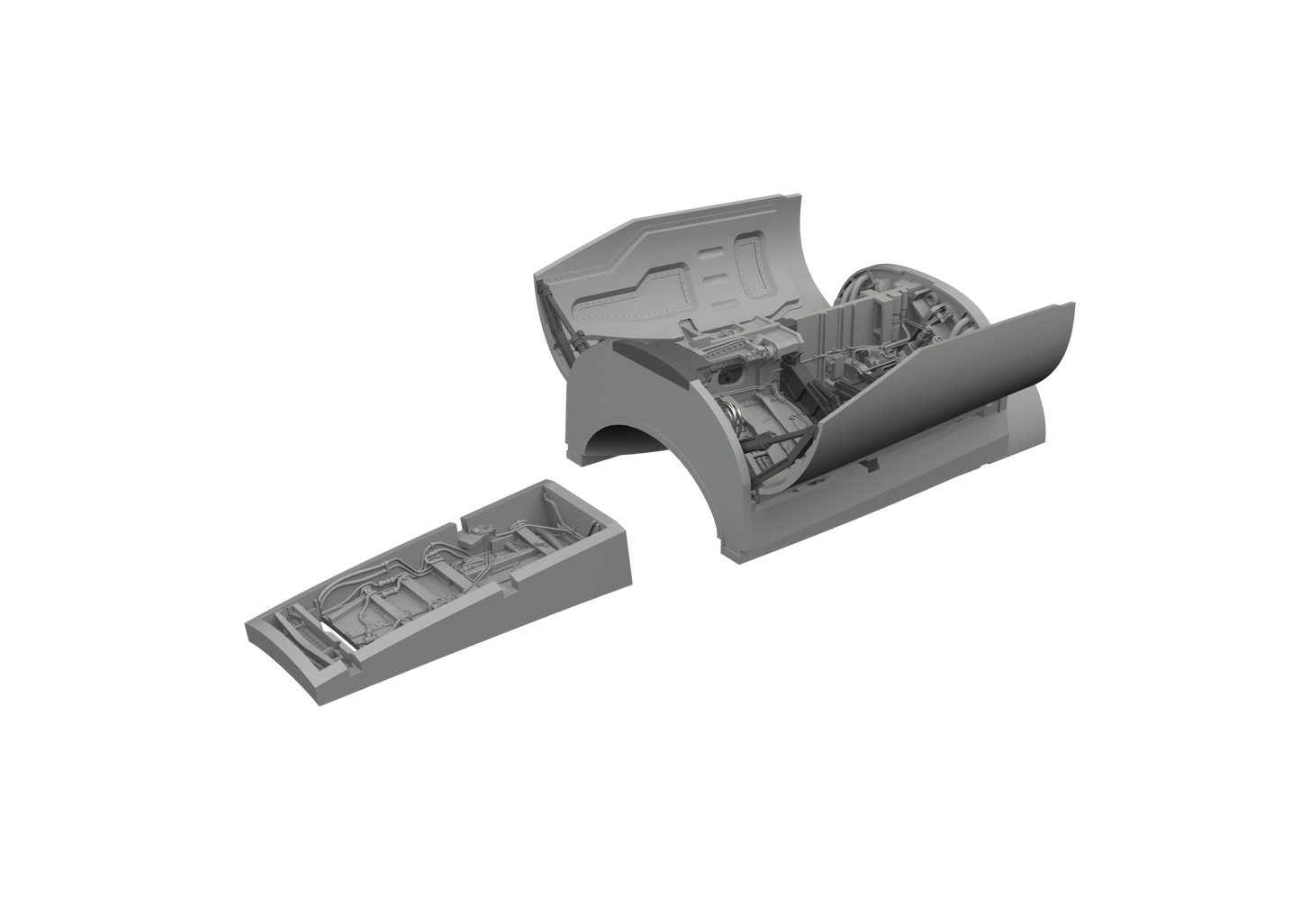 Eduard Brassin ED648974 1:48 Lockheed-Martin F-16C wheel bays early